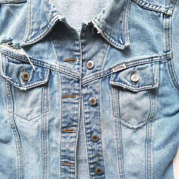 Vintage guess jeans jacket medium - Picture 2 of 4
